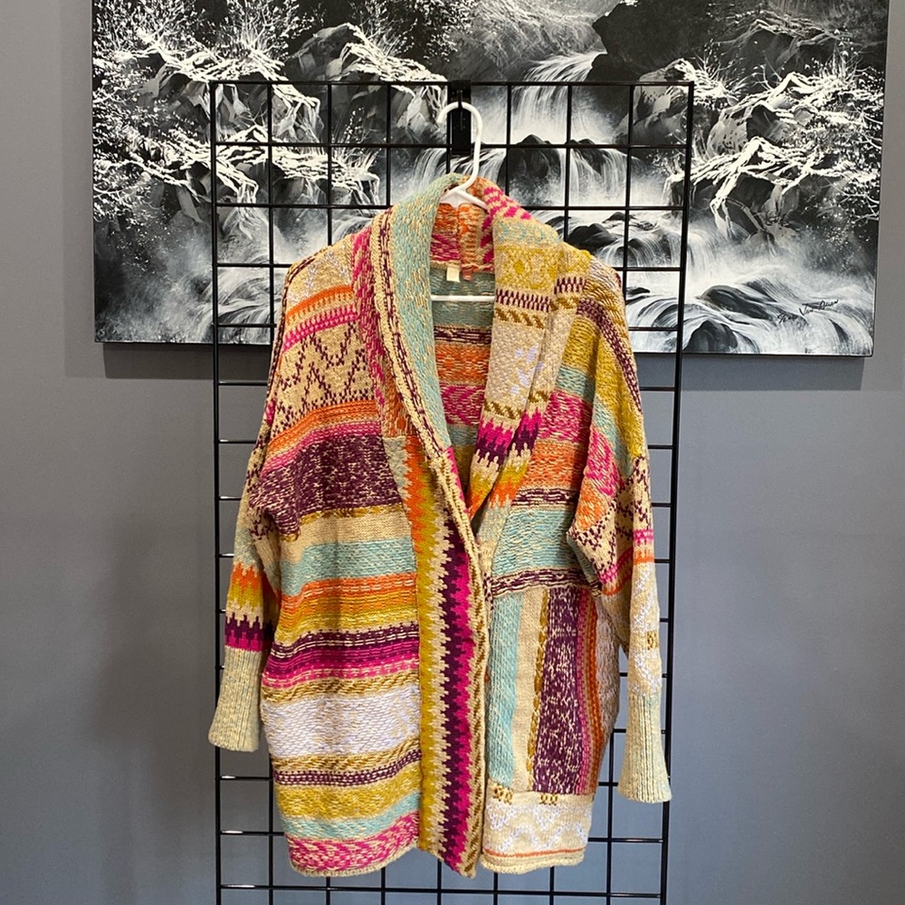 Anthropologie pilcro oversized sweater cardigan - Picture 6 of 9